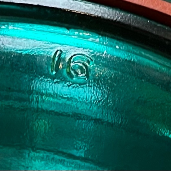 Vintage Ball Ideal eagle mason jar in teal. - Picture 7 of 7